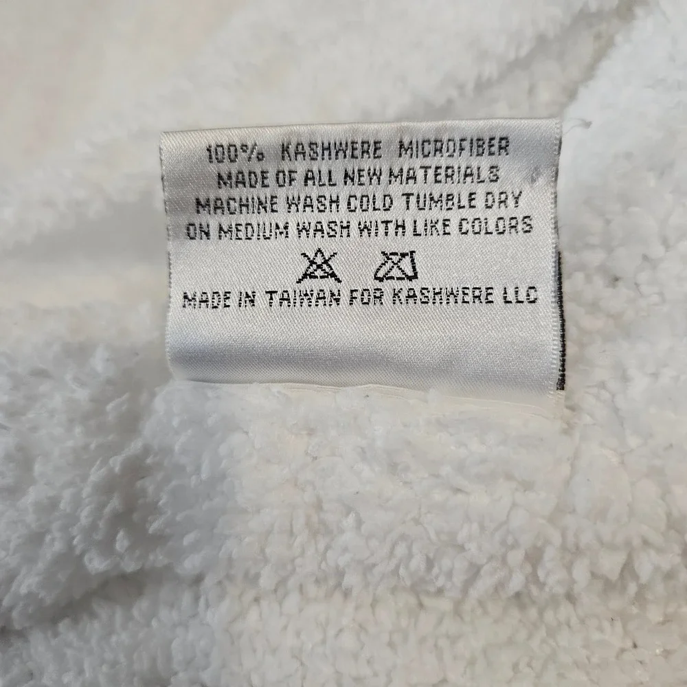 Kashwere Oversized Solid King Blanket Kash-cozy Microfiber Plush Luxury $398